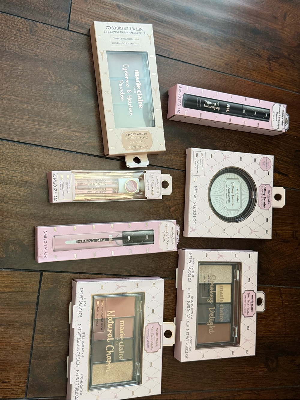 Marie Claire makeup, 7 piece collection new in box